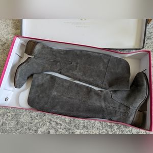Vince Camuto grey suede boots